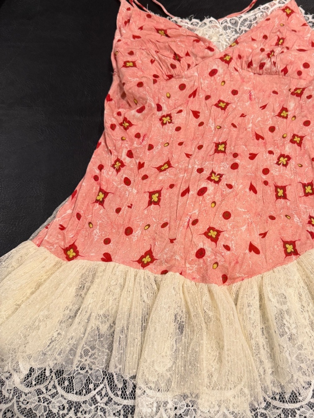 Gulhatum Aydin for Anthropologie Pink Mini Dress Sleepwear Size Large